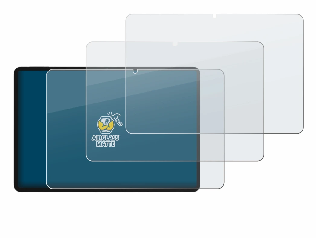 Image of the device Honor Pad 10 with a wide variety of screen protectors.