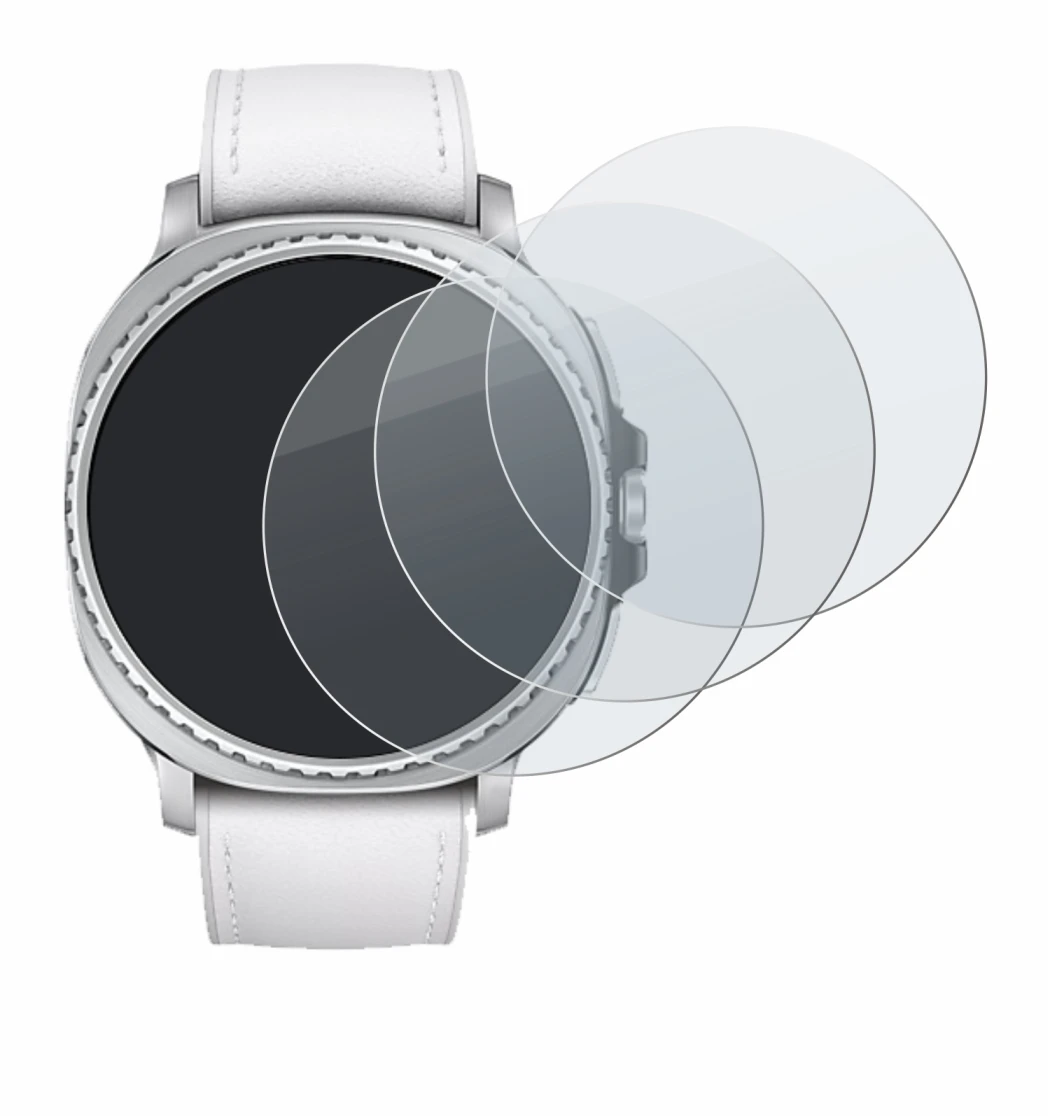 Image of the device Samsung Galaxy Watch 8 Classic (46 mm) with a wide variety of screen protectors.