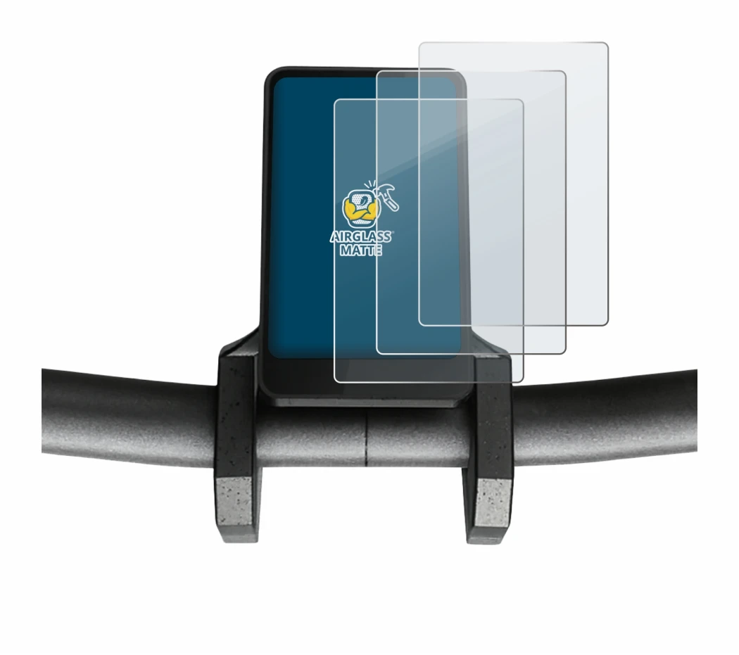 Image of the device Joyor T6 with a wide variety of screen protectors.