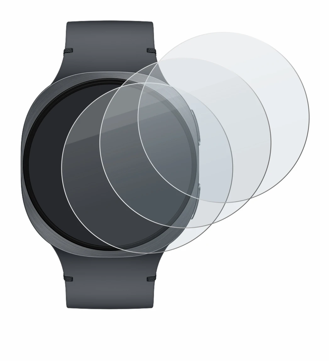 Image of the device Samsung Galaxy Watch 8 (44 mm) with a wide variety of screen protectors.