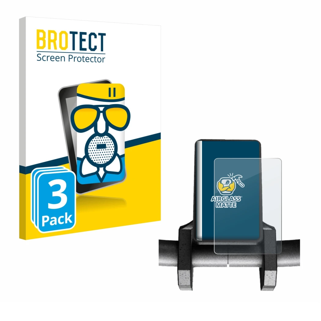 Front side of a product packaging with the brand logo BROTECT. Next to it is the device Joyor S10-S V2 shown with the correspo