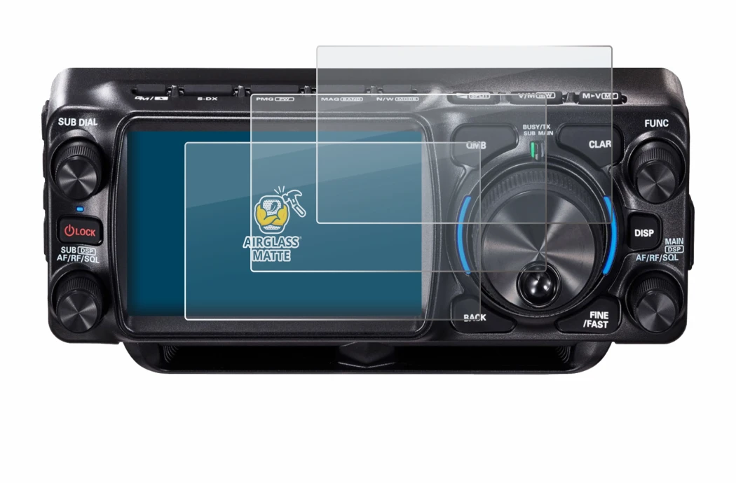 Image of the device Yaesu FTX-1 with a wide variety of screen protectors.