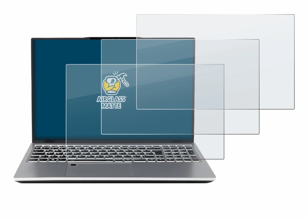 Image of the device terra Mobile 1551R i7 1355U W11P with a wide variety of screen protectors.