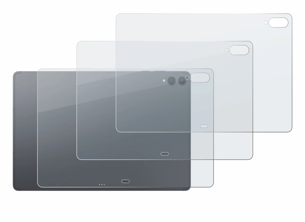 Image of the device Samsung Galaxy Tab S11 Ultra (Back) with a wide variety of screen protectors.
