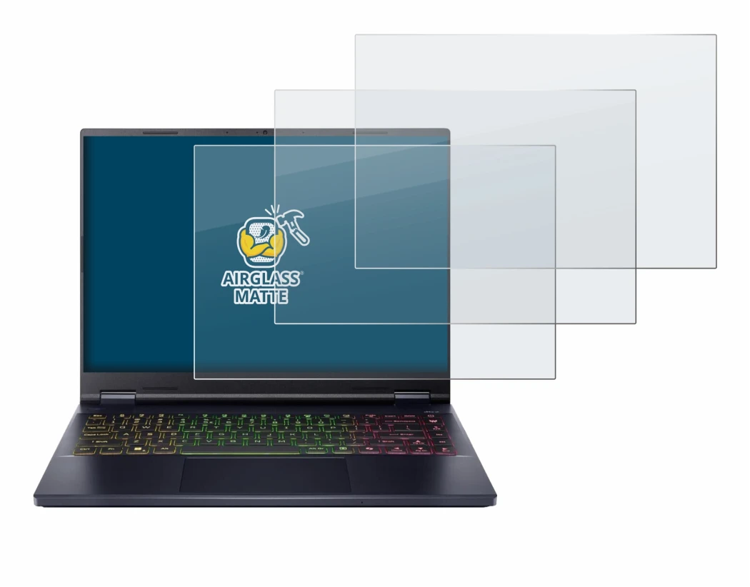 Image of the device Acer Predator Helios Neo 14 AI with a wide variety of screen protectors.