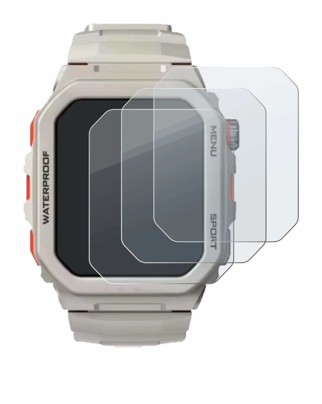 Image of the device Rogbid Tank G2 with a wide variety of screen protectors.