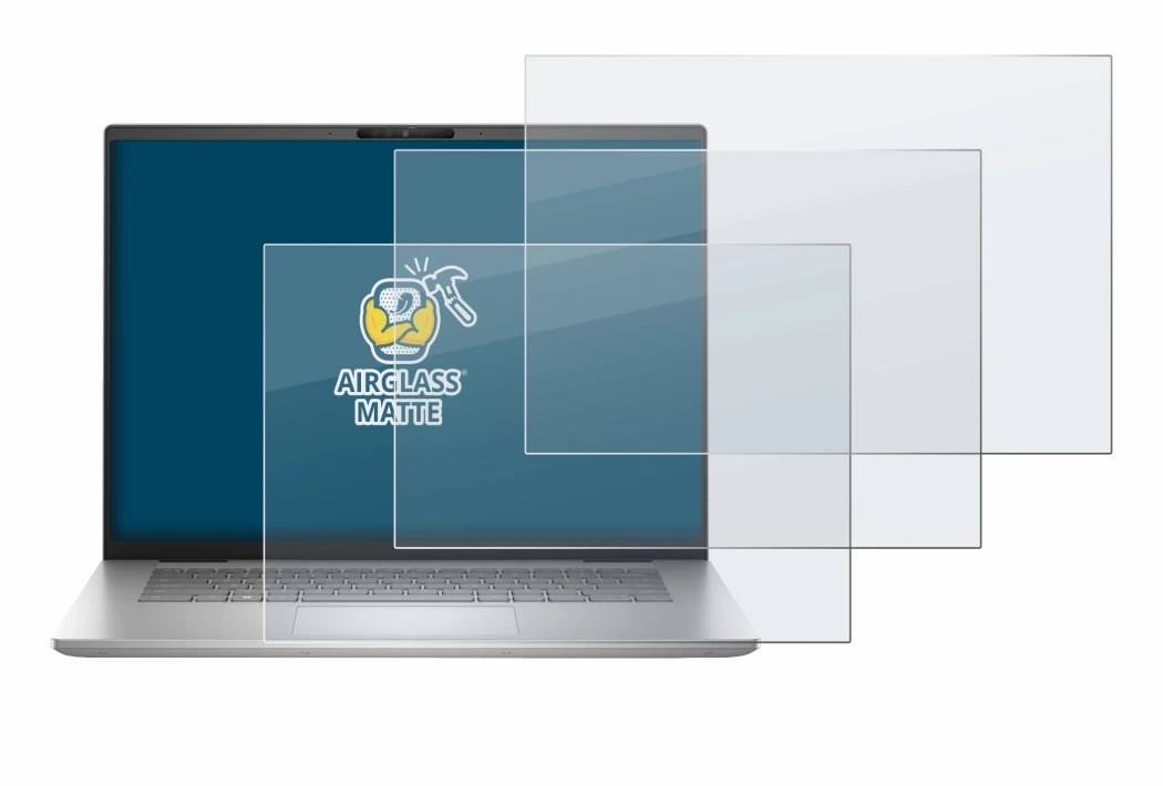 Image of the device Dell Inspiron 16 Plus 7630 with a wide variety of screen protectors.