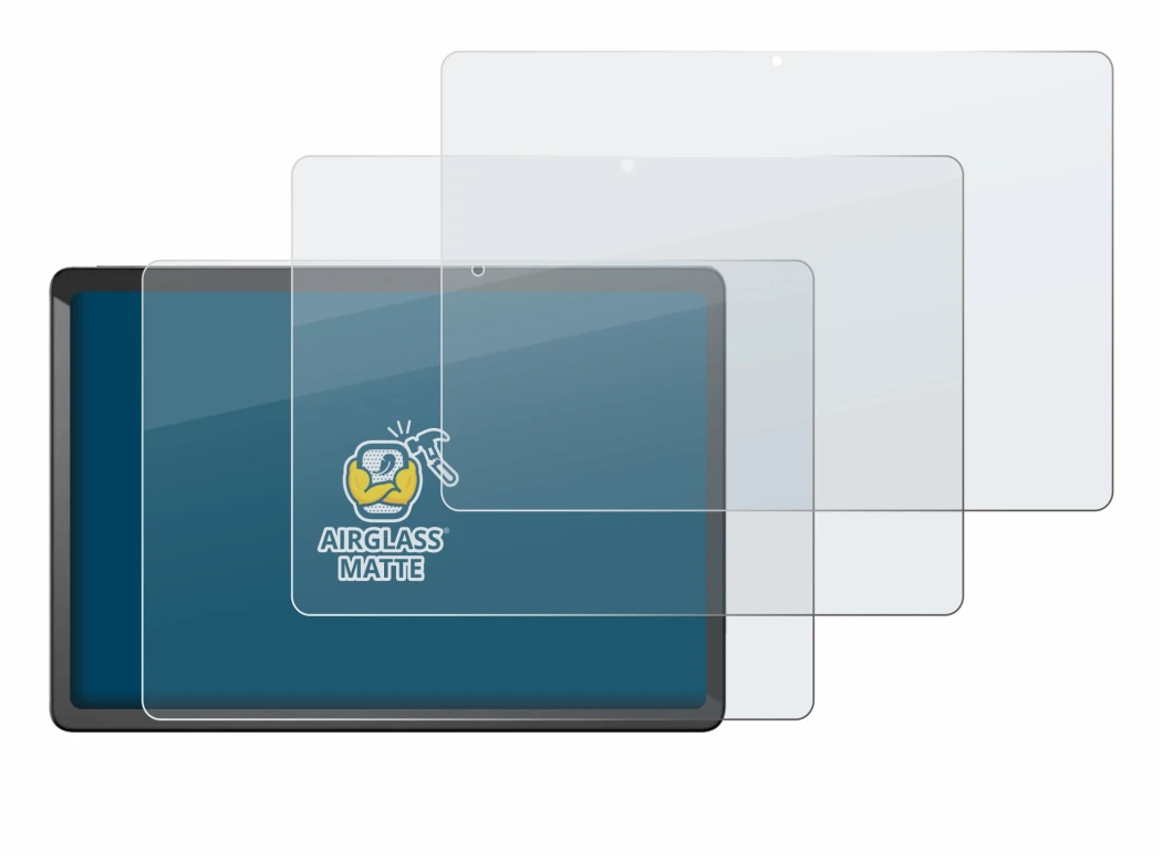 Image of the device Chuwi AuPad with a wide variety of screen protectors.
