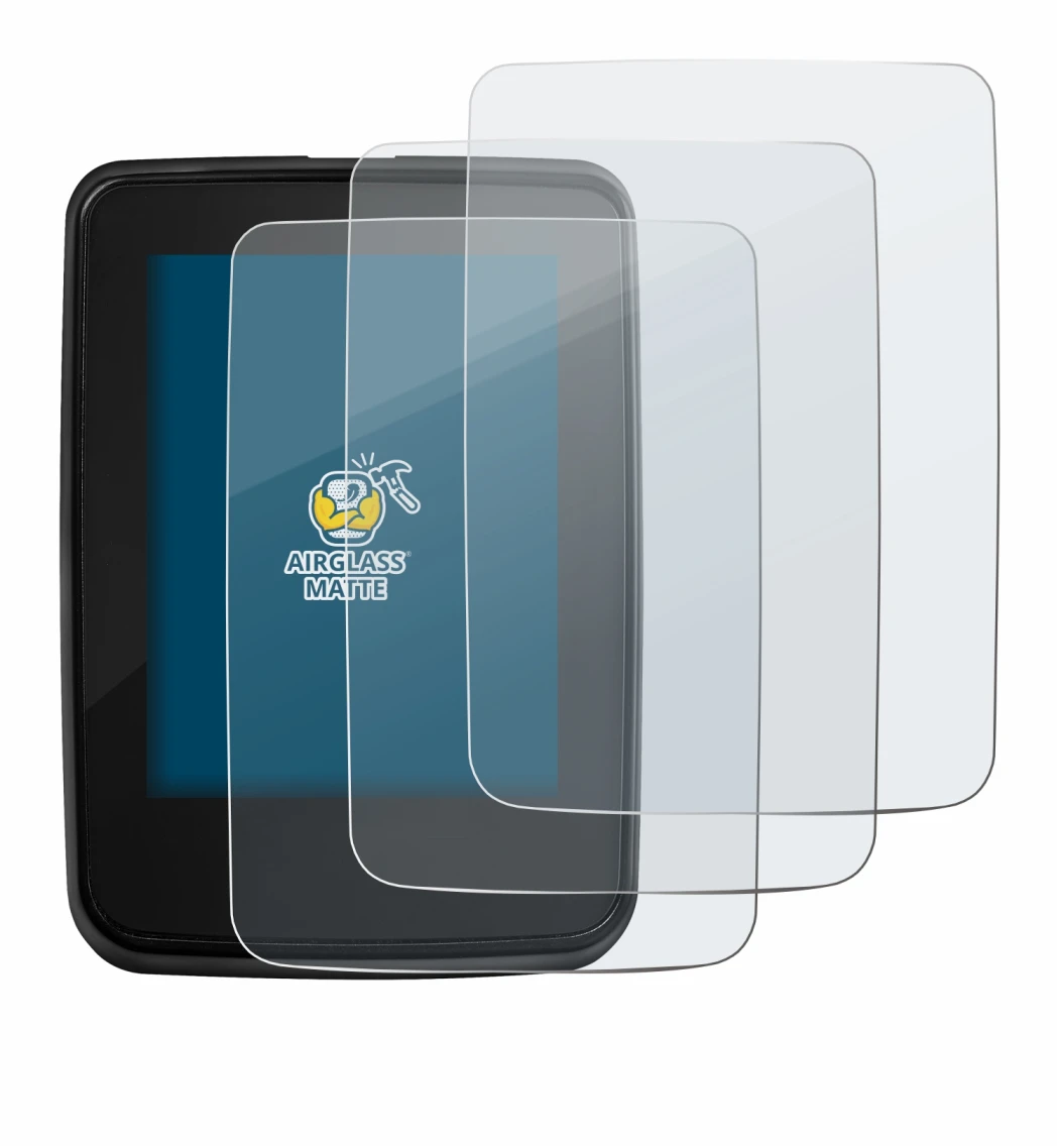 Image of the device Giant RideDash Evo 2 with a wide variety of screen protectors.