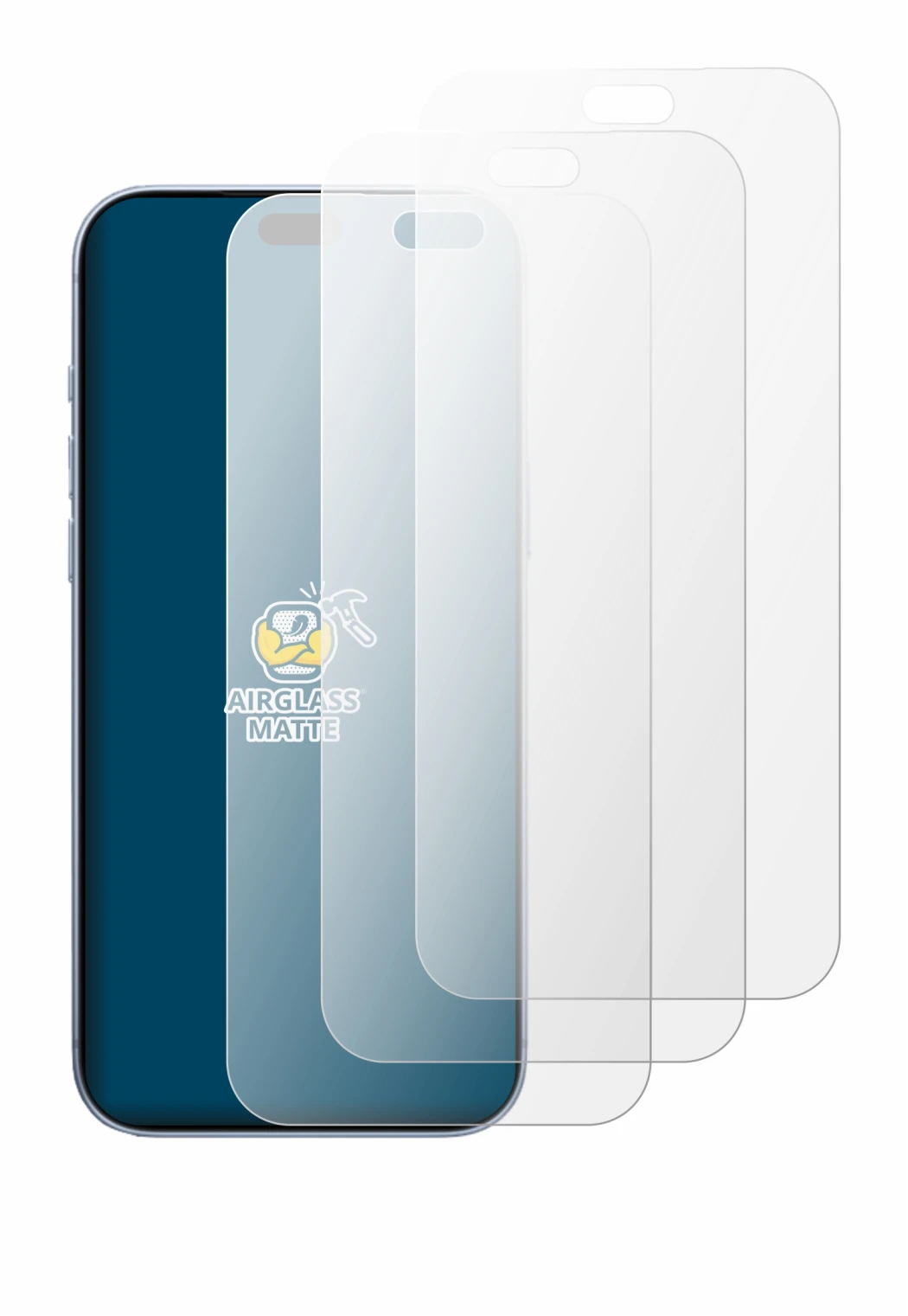 Image of the device Apple iPhone 18 Pro Max with a wide variety of screen protectors.