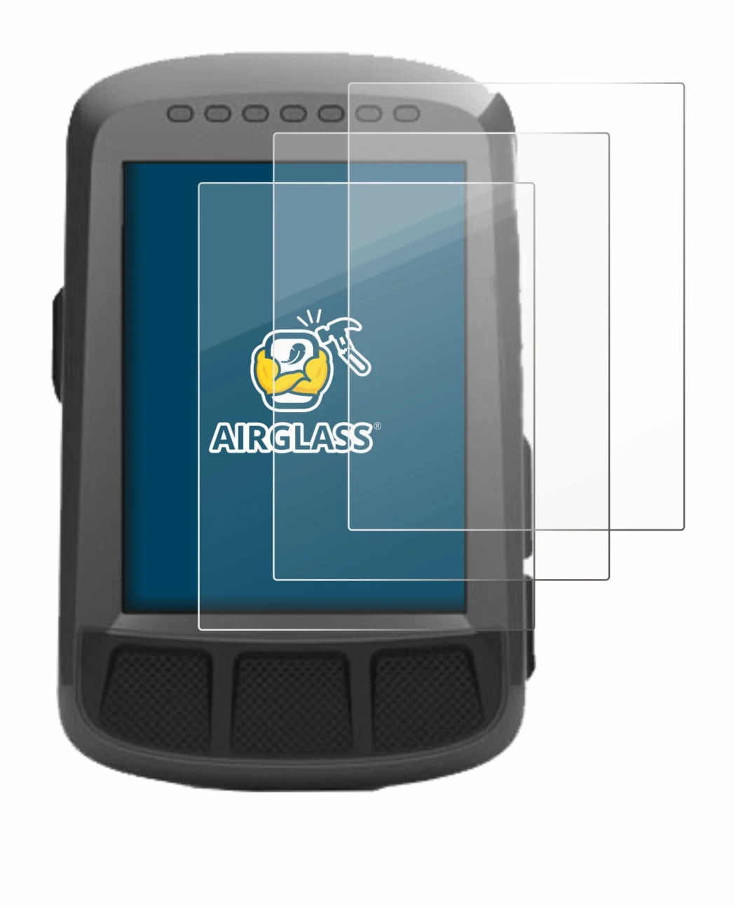 Image of the device Wahoo Elemnt Bolt GPS with a wide variety of screen protectors.