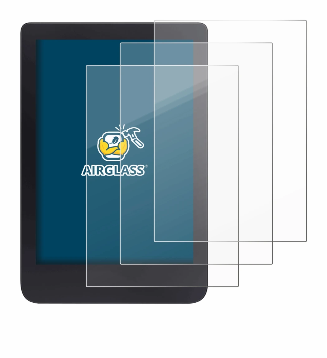Image of the device Tolino Shine 3 with a wide variety of screen protectors.
