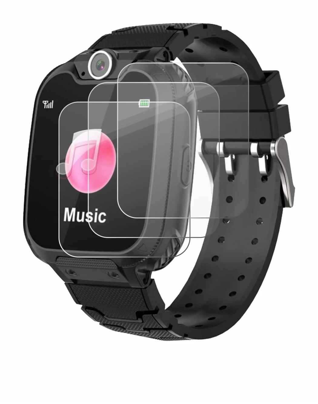 Image of the device Pthtechus S12 with a wide variety of screen protectors.