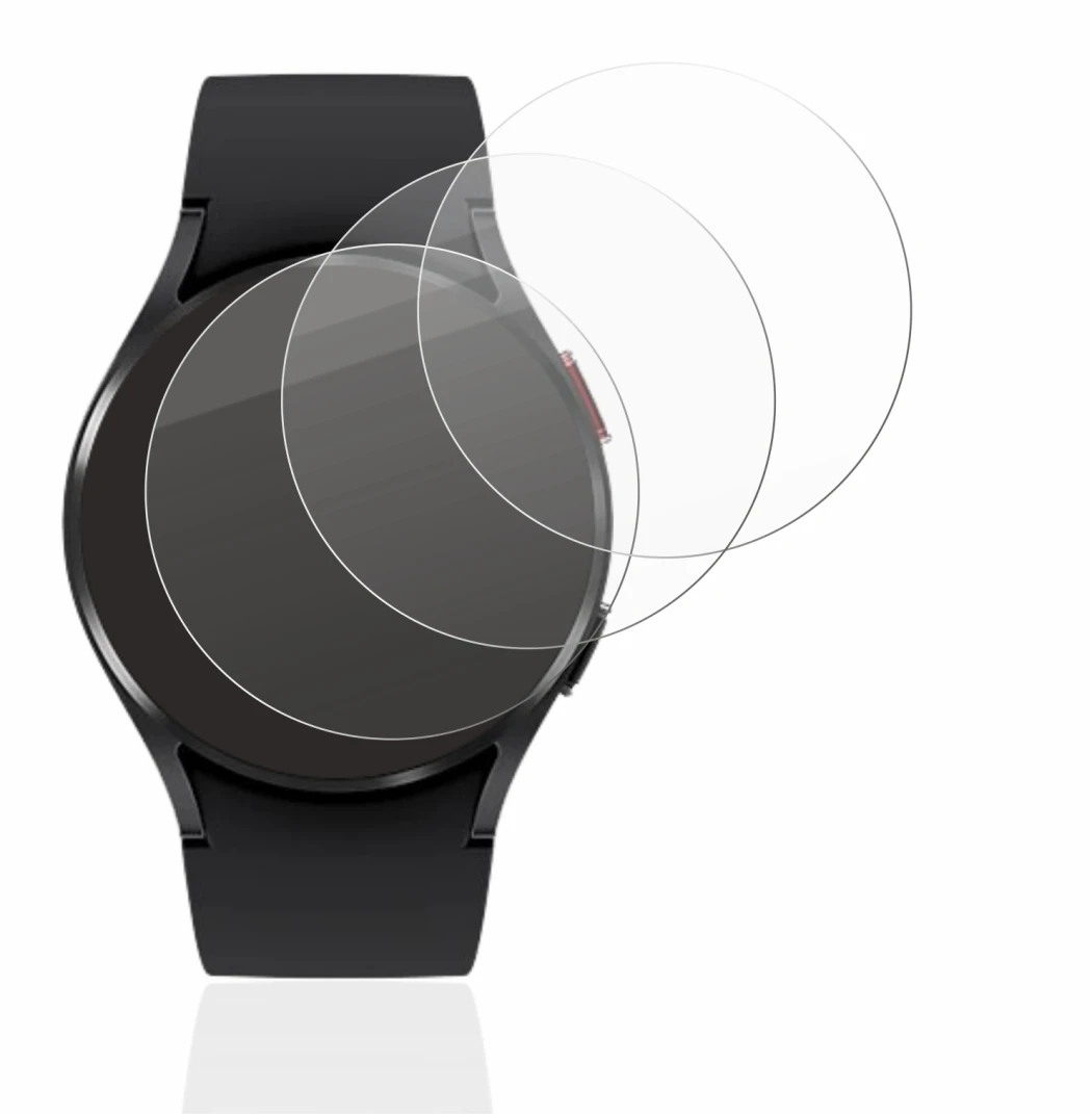 Image of the device Samsung Galaxy Watch 4 (40mm) with a wide variety of screen protectors.