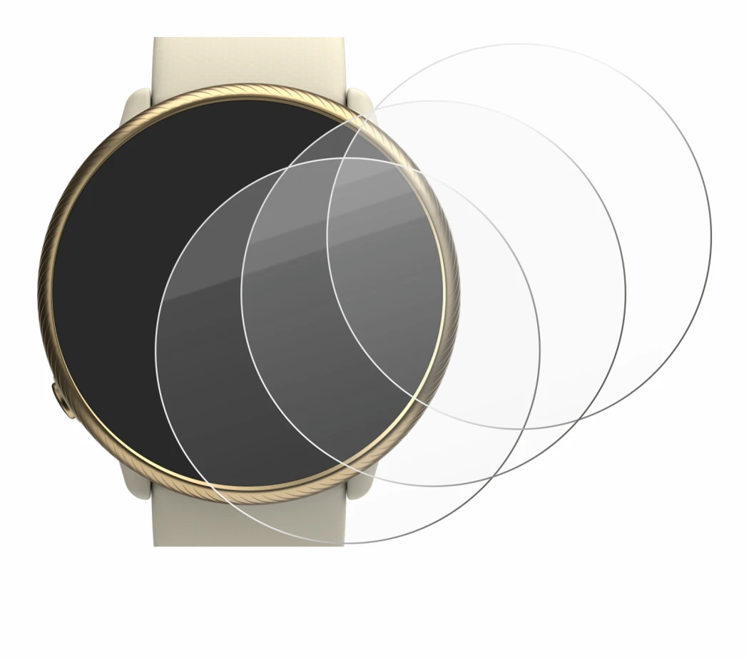 Image of the device Polar Ignite 2 with a wide variety of screen protectors.