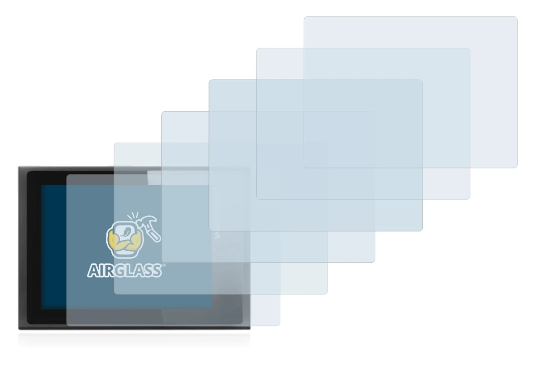 Image of the device Apexcam ‎M80 Air with a wide variety of screen protectors.