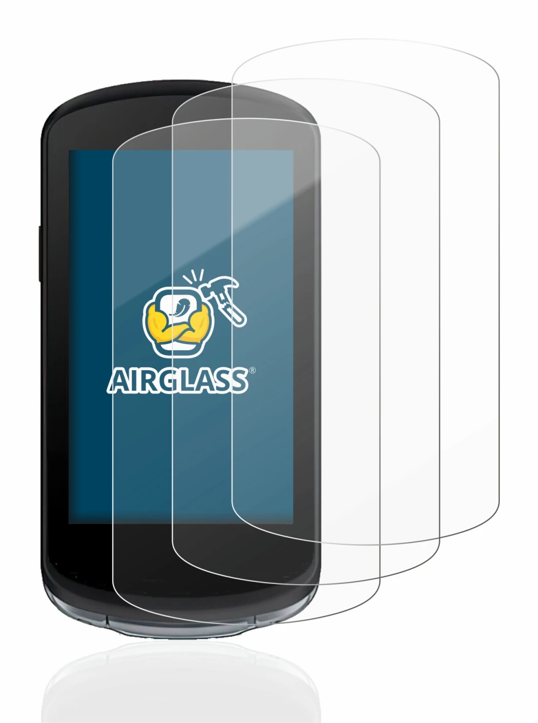 Image of the device Garmin Edge 1040 with a wide variety of screen protectors.