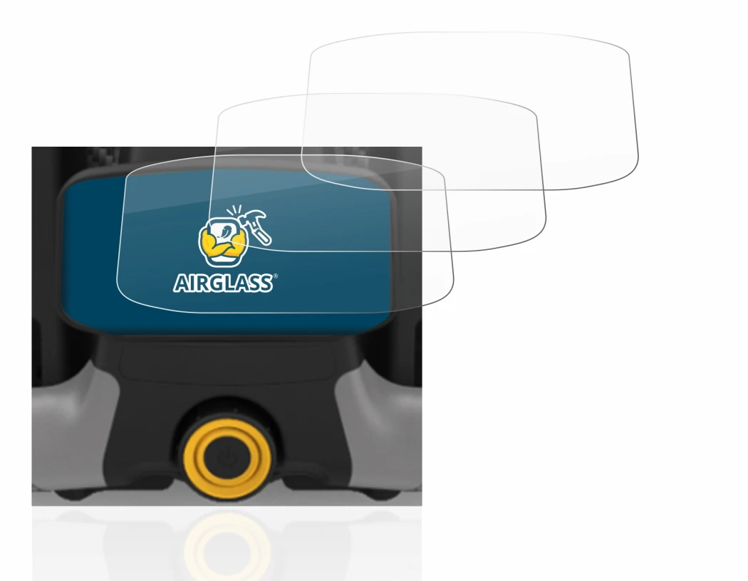 Image of the device PowaKaddy CT8 with a wide variety of screen protectors.