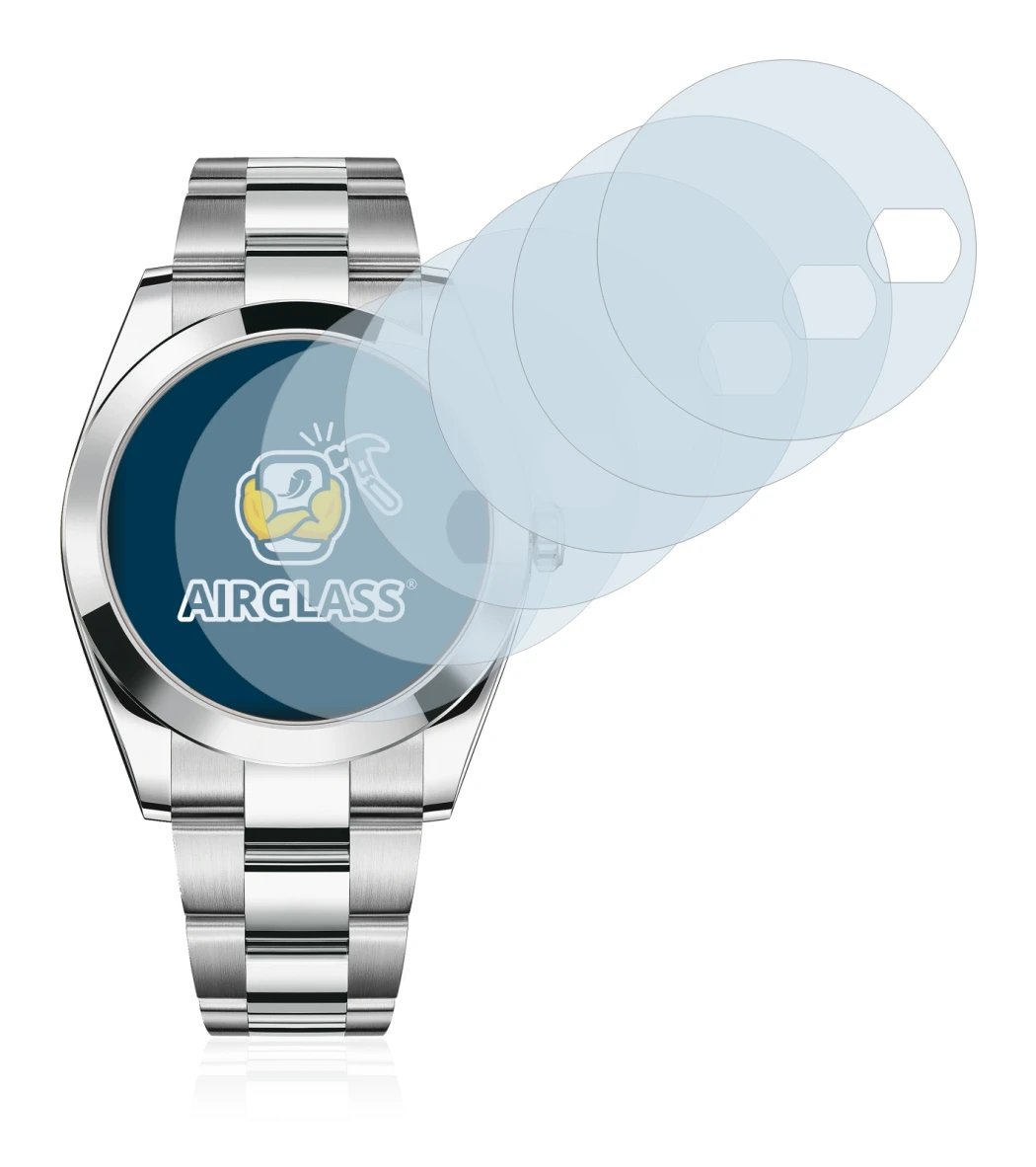 Image of the device Rolex Datejust 41 with a wide variety of screen protectors.