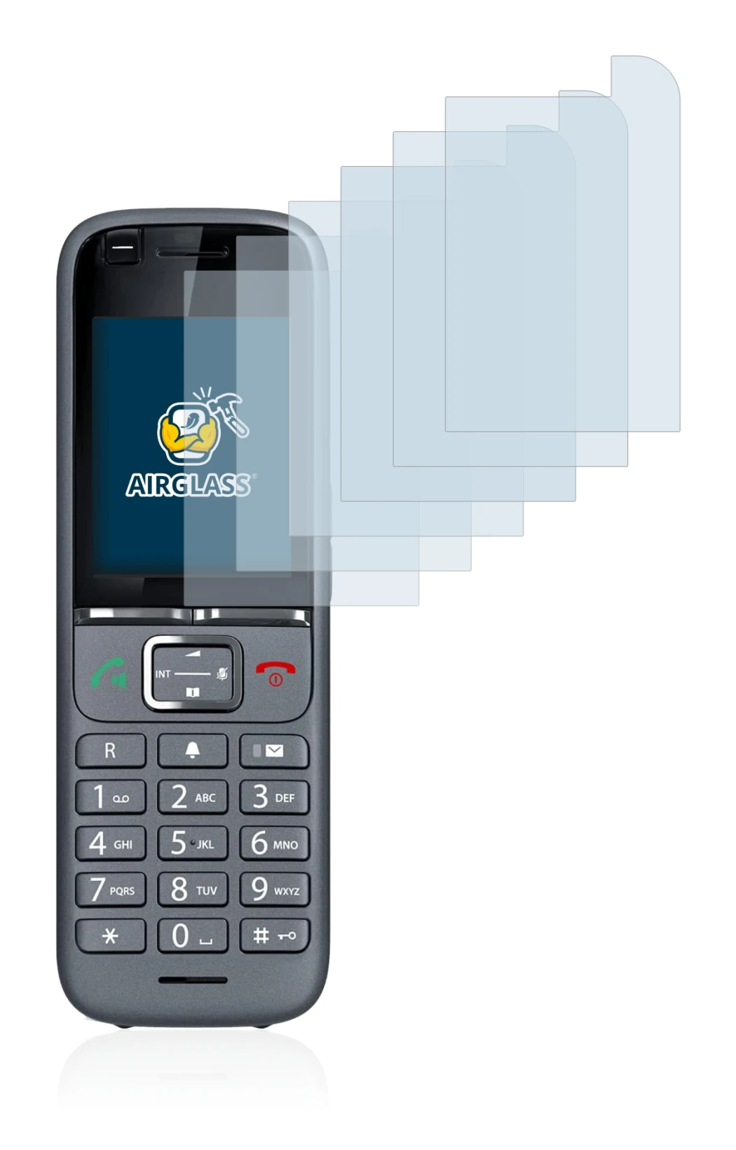 Image of the device Gigaset S700H PRO with a wide variety of screen protectors.