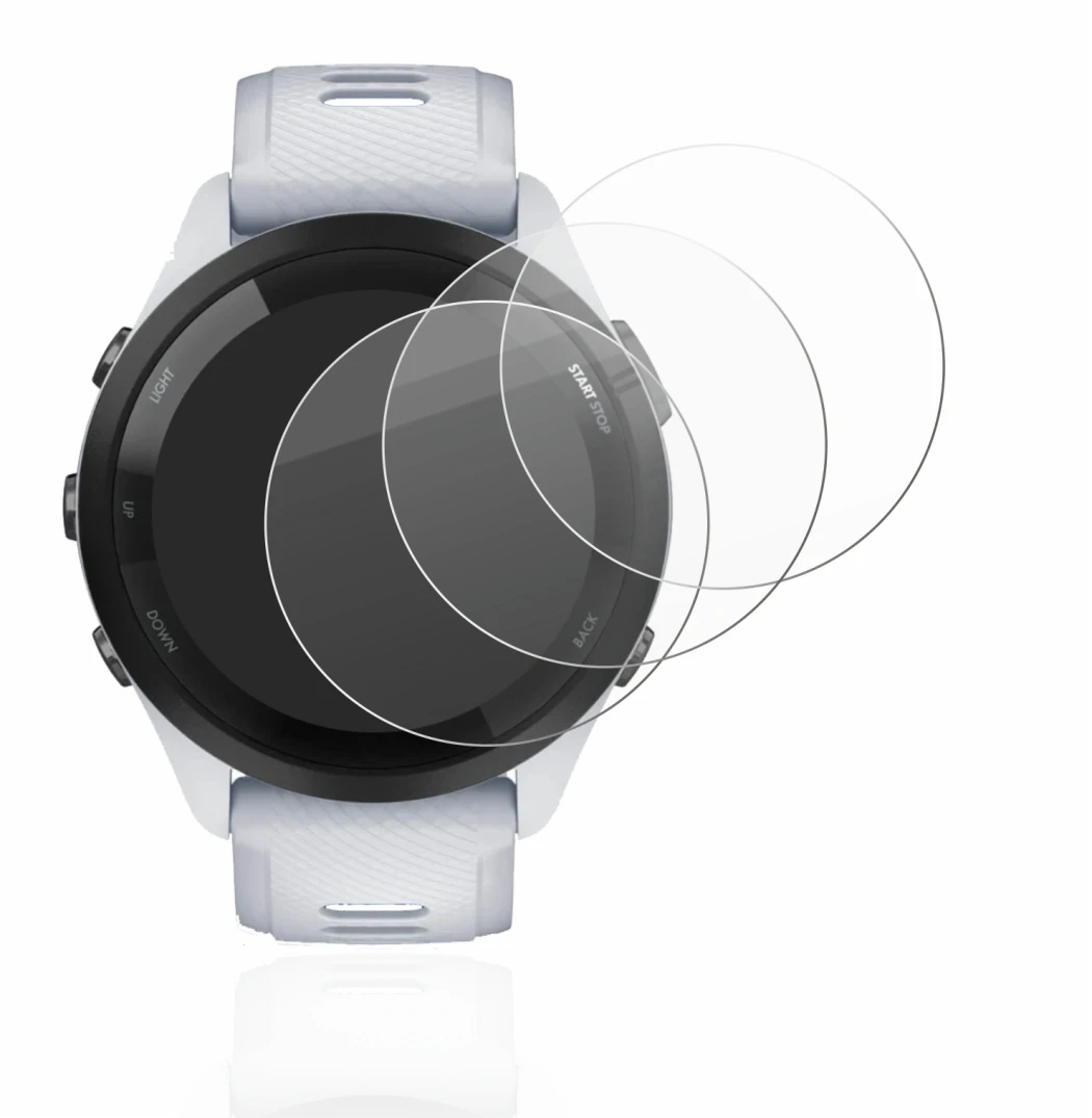 Image of the device Garmin Forerunner 265 (46 mm) with a wide variety of screen protectors.