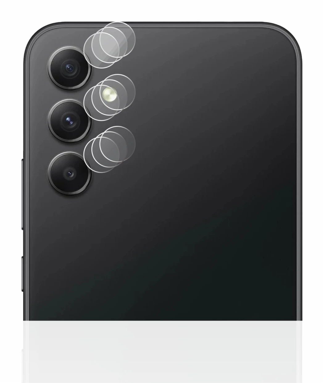 Image of the device Samsung Galaxy A34 5G (ONLY Camera Lens) with a wide variety of screen protectors.