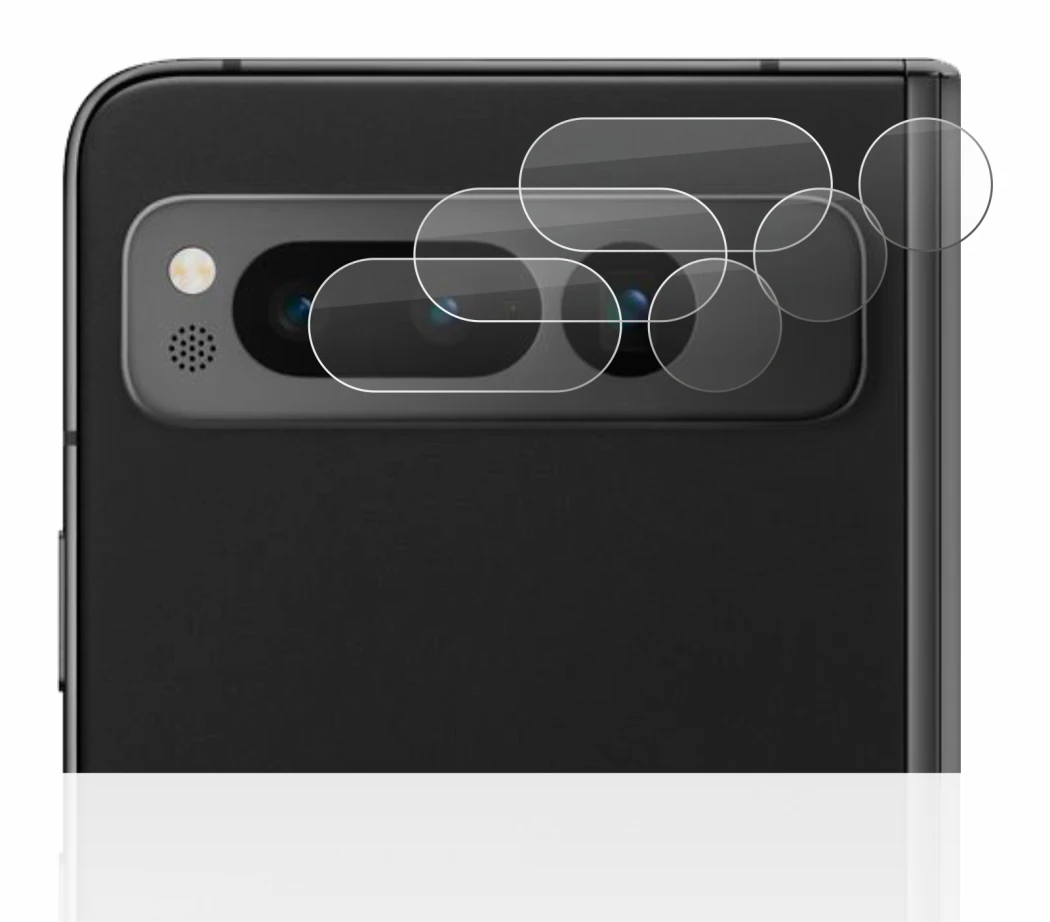 Image of the device Google Pixel Fold (ONLY Camera Lens) with a wide variety of screen protectors.