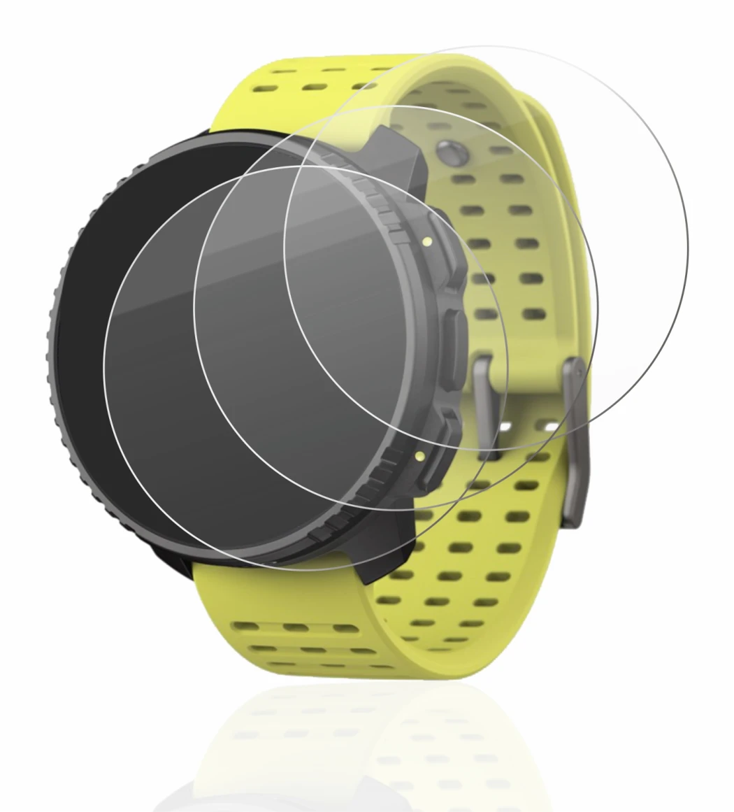 Image of the device Suunto Vertical with a wide variety of screen protectors.