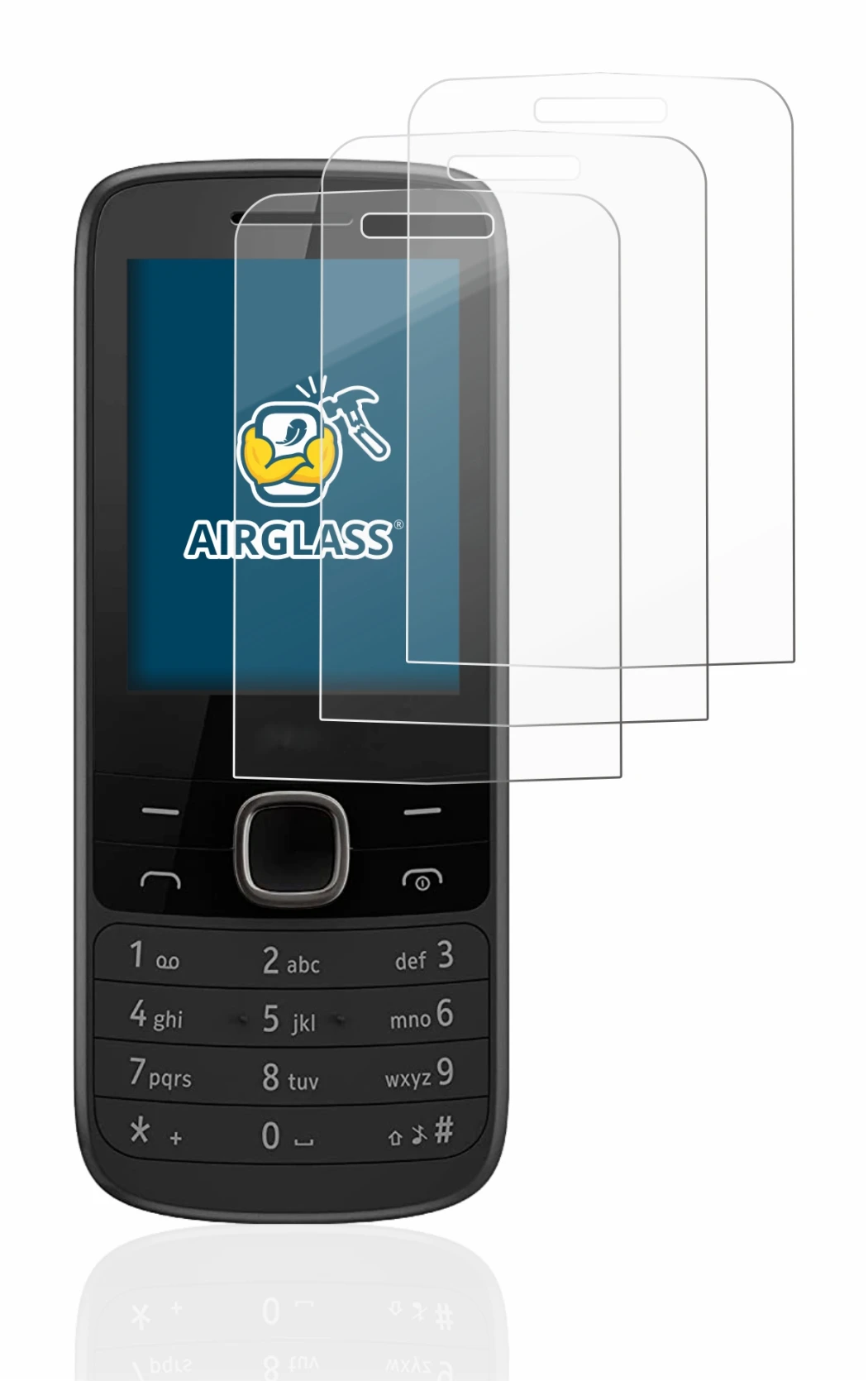 Image of the device Nokia 225 4G with a wide variety of screen protectors.