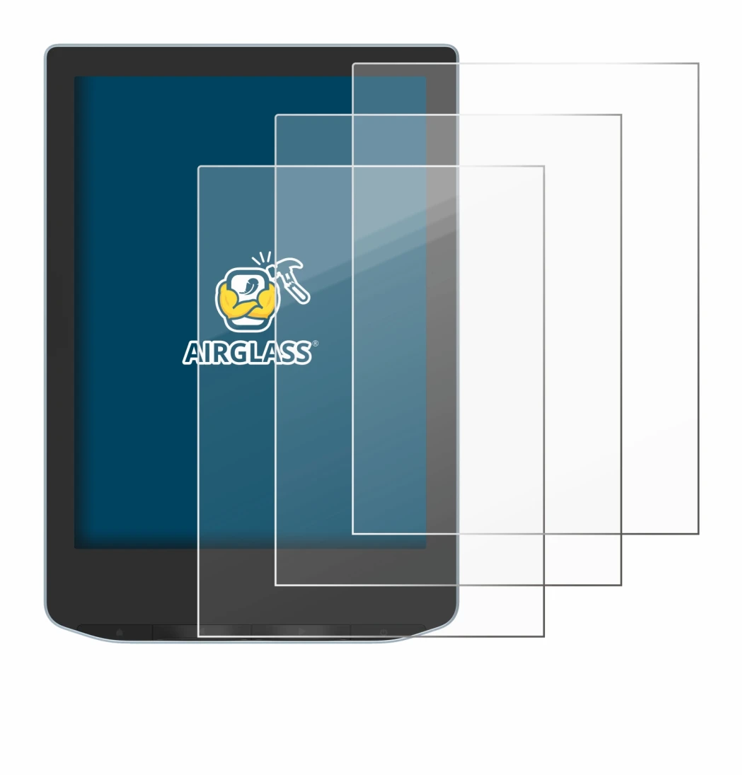 Image of the device Vivlio Light HD with a wide variety of screen protectors.