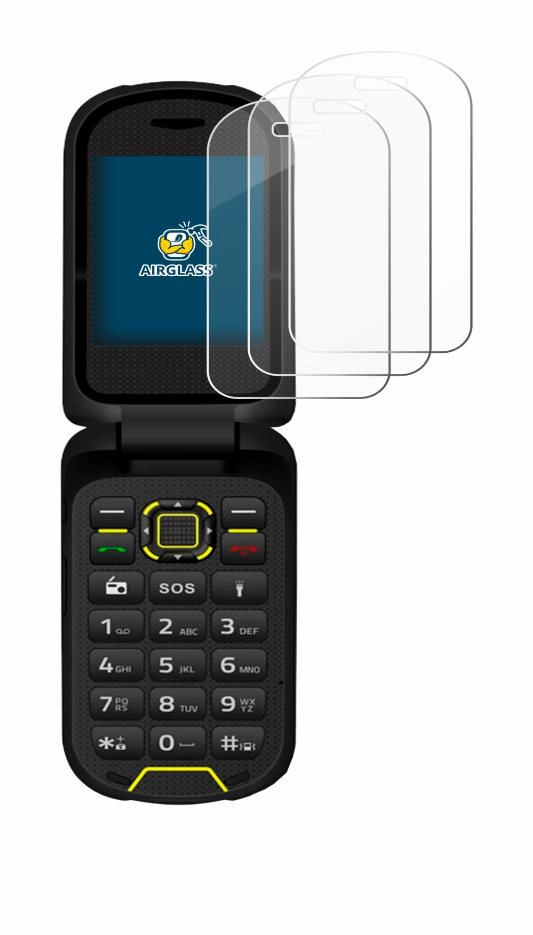 Image of the device Hammer Bow LTE with a wide variety of screen protectors.