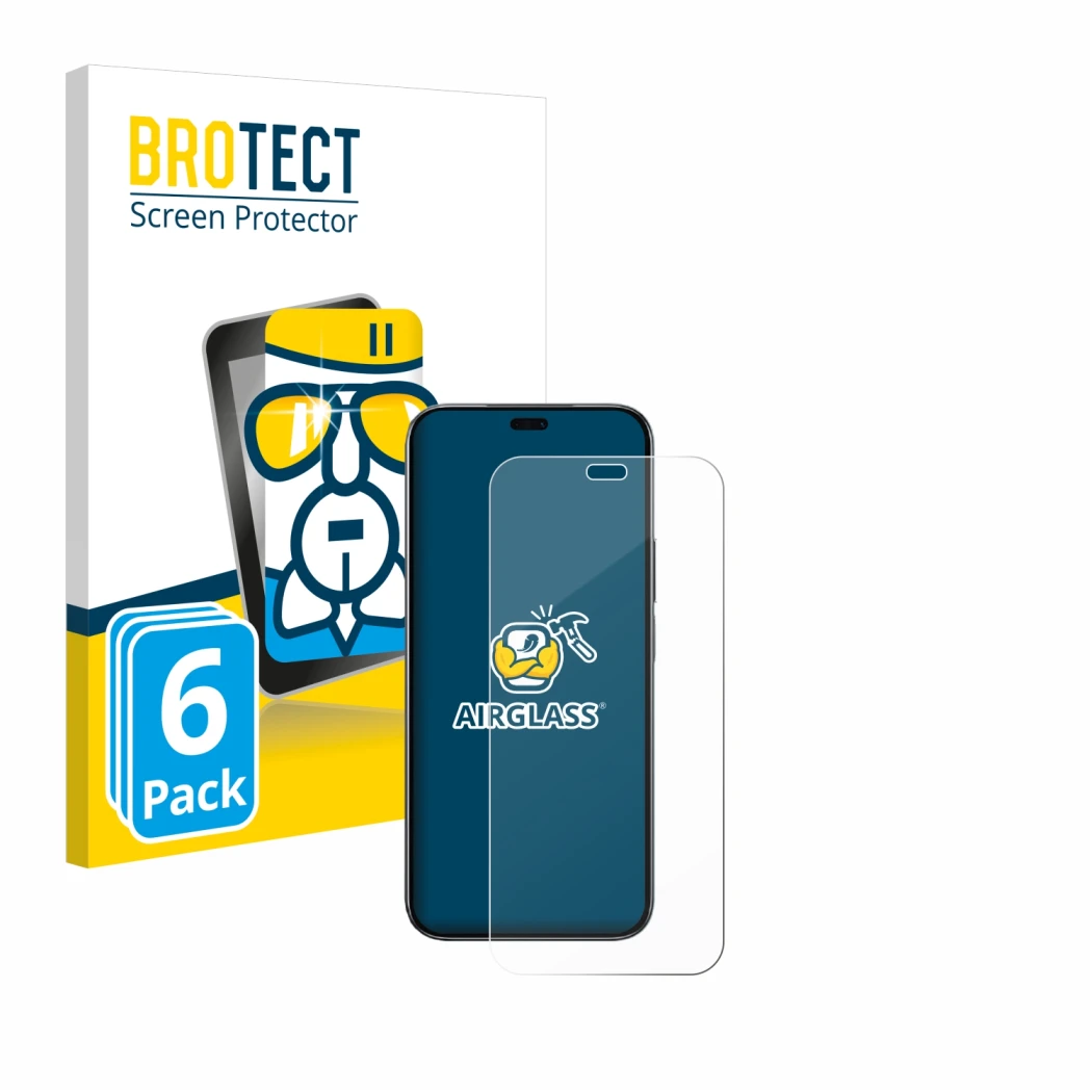 Front side of a product packaging with the brand logo BROTECT. Next to it is the device Honor 200 Lite shown with the correspo
