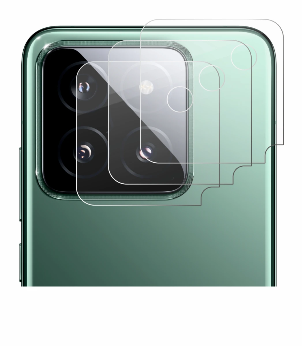 Image of the device Xiaomi 14 (ONLY Camera Lens) with a wide variety of screen protectors.