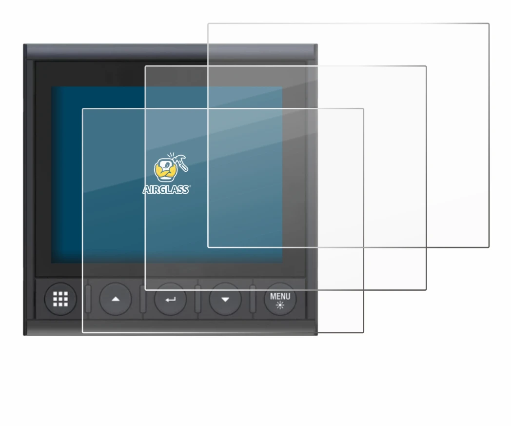 Image of the device B&G Triton 2 with a wide variety of screen protectors.
