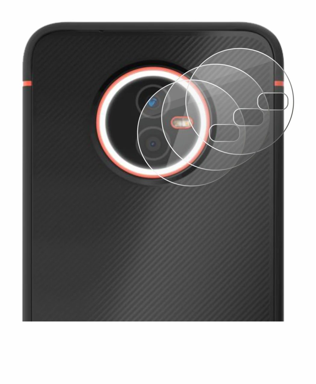 Image of the device Gigaset GX4 Pro (ONLY Camera Lens) with a wide variety of screen protectors.