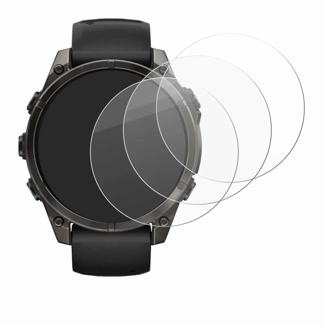 Image of the device Garmin Fenix 8 AMOLED (47 mm) with a wide variety of screen protectors.