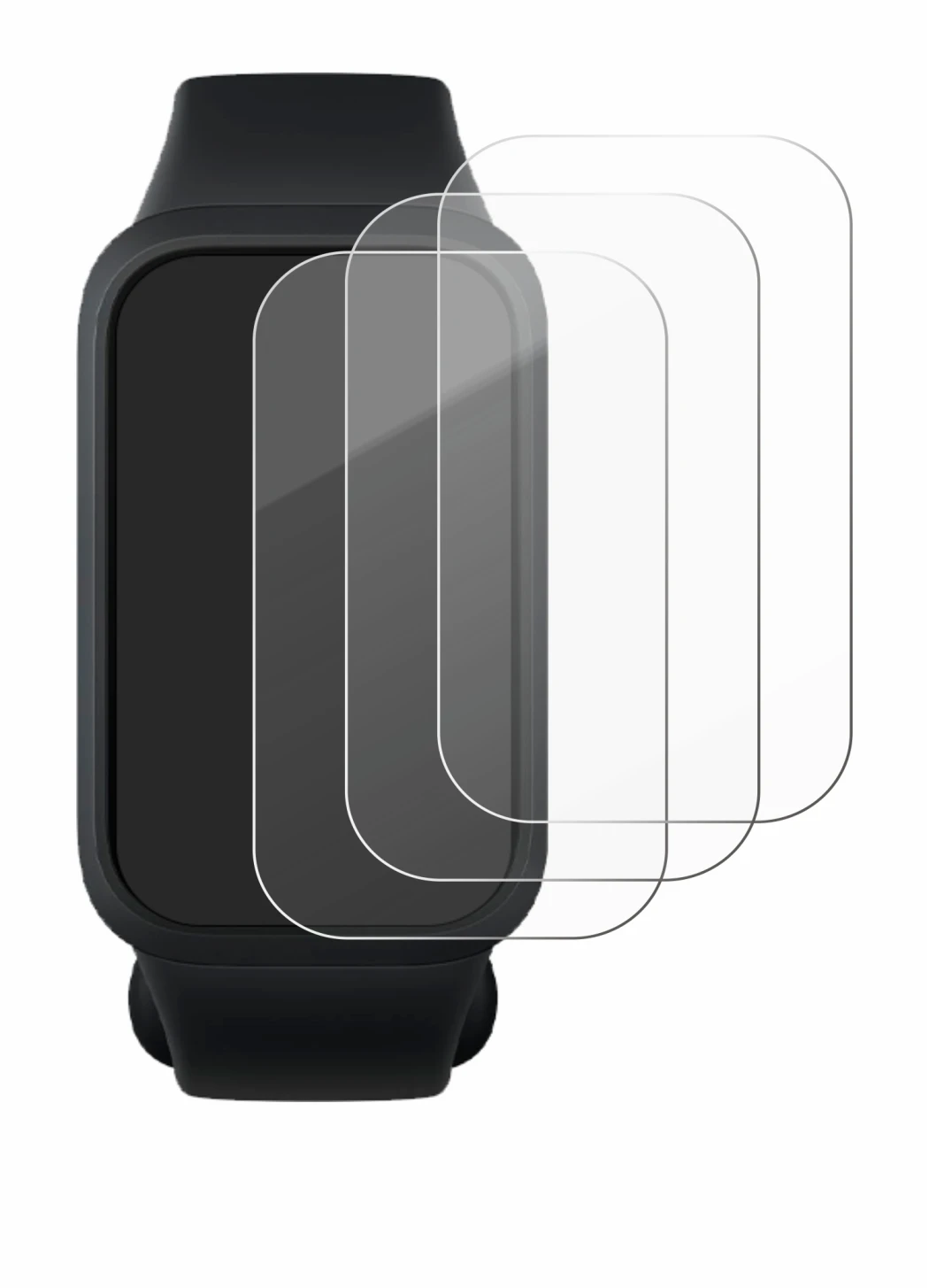 Image of the device Xiaomi Smart Band 9 Active with a wide variety of screen protectors.