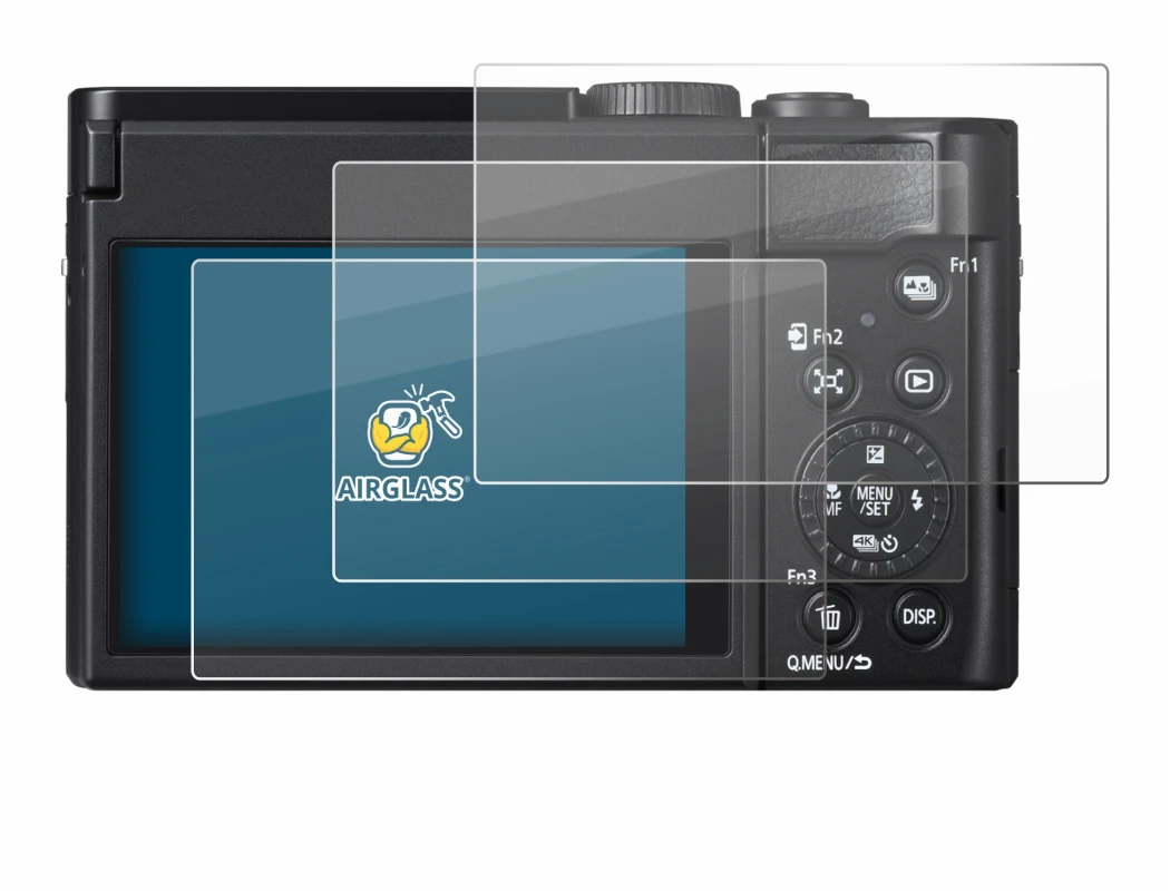 Image of the device Panasonic Lumix DC-TZ99 with a wide variety of screen protectors.