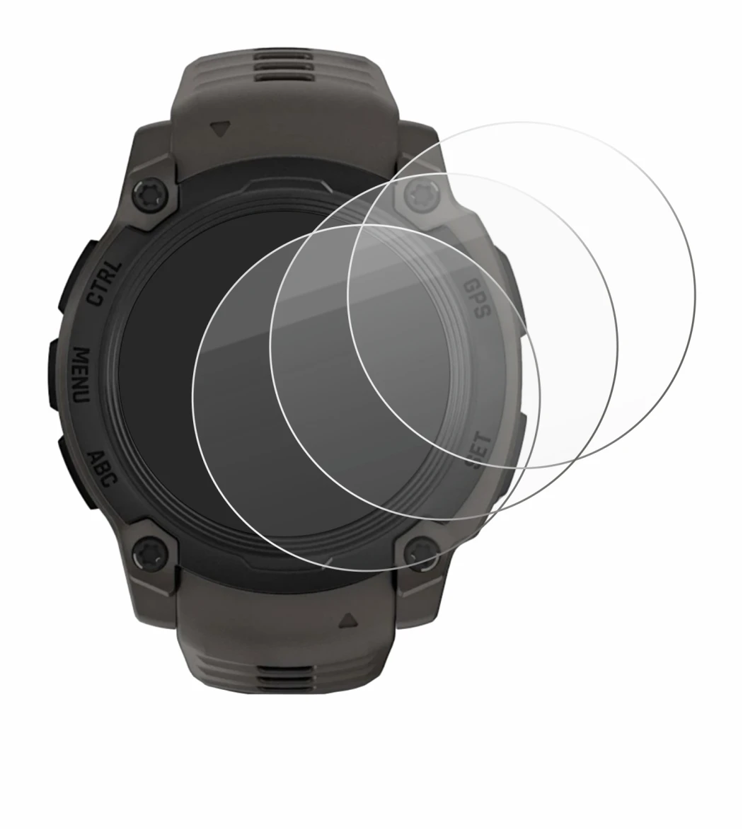 Image of the device Garmin Instinct E (40 mm) with a wide variety of screen protectors.
