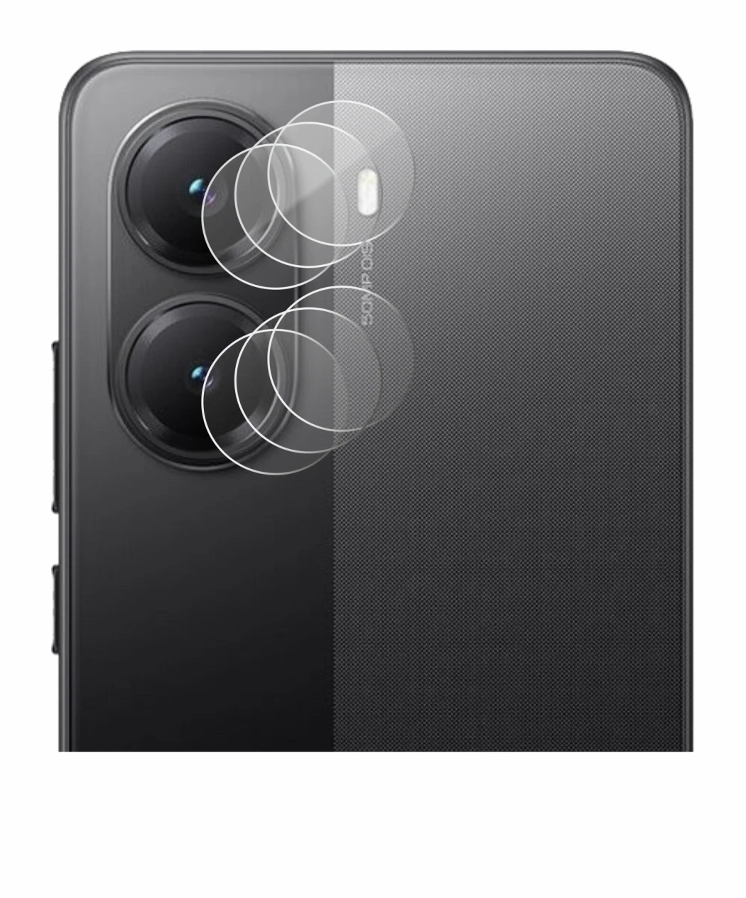 Image of the device Xiaomi Poco X7 Pro (ONLY Camera Lens) with a wide variety of screen protectors.