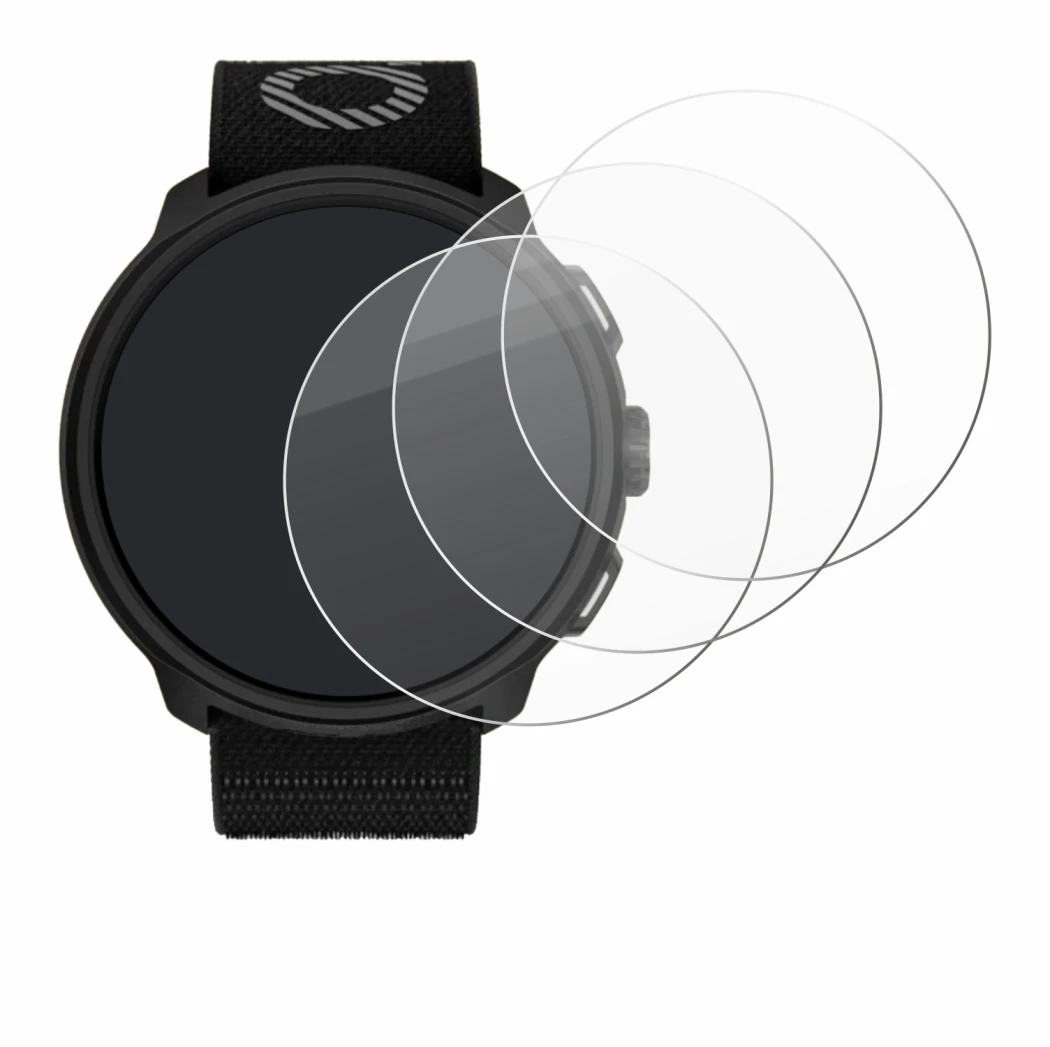 Image of the device Suunto Run with a wide variety of screen protectors.