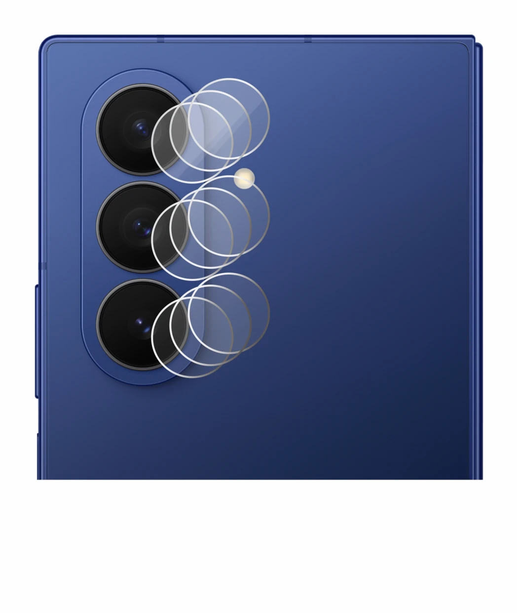 Image of the device Samsung Galaxy Z Fold 7 (ONLY Camera Lens) with a wide variety of screen protectors.