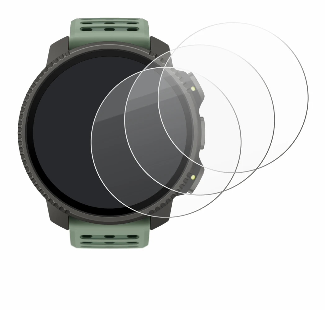 Image of the device Suunto Vertical 2 with a wide variety of screen protectors.