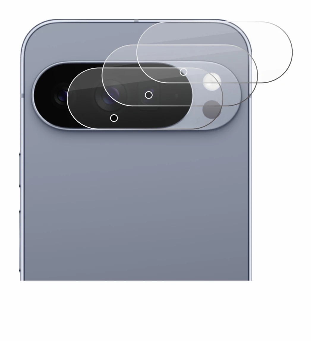 Image of the device Google Pixel 10 Pro XL (ONLY Camera Lens) with a wide variety of screen protectors.