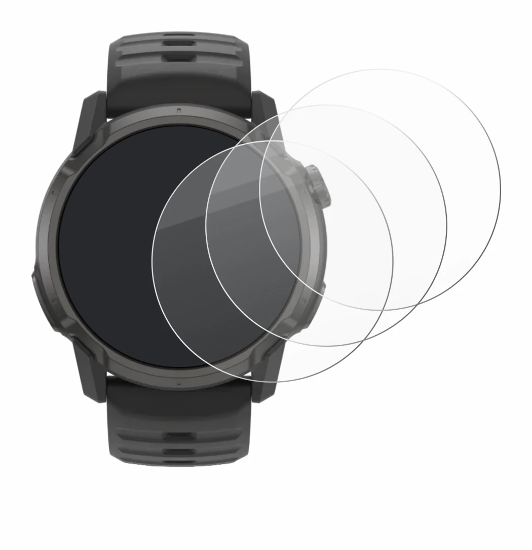 Image of the device Coros Apex 4 (42 mm) with a wide variety of screen protectors.
