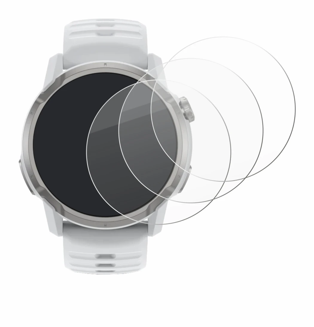Image of the device Coros Apex 4 (46 mm) with a wide variety of screen protectors.