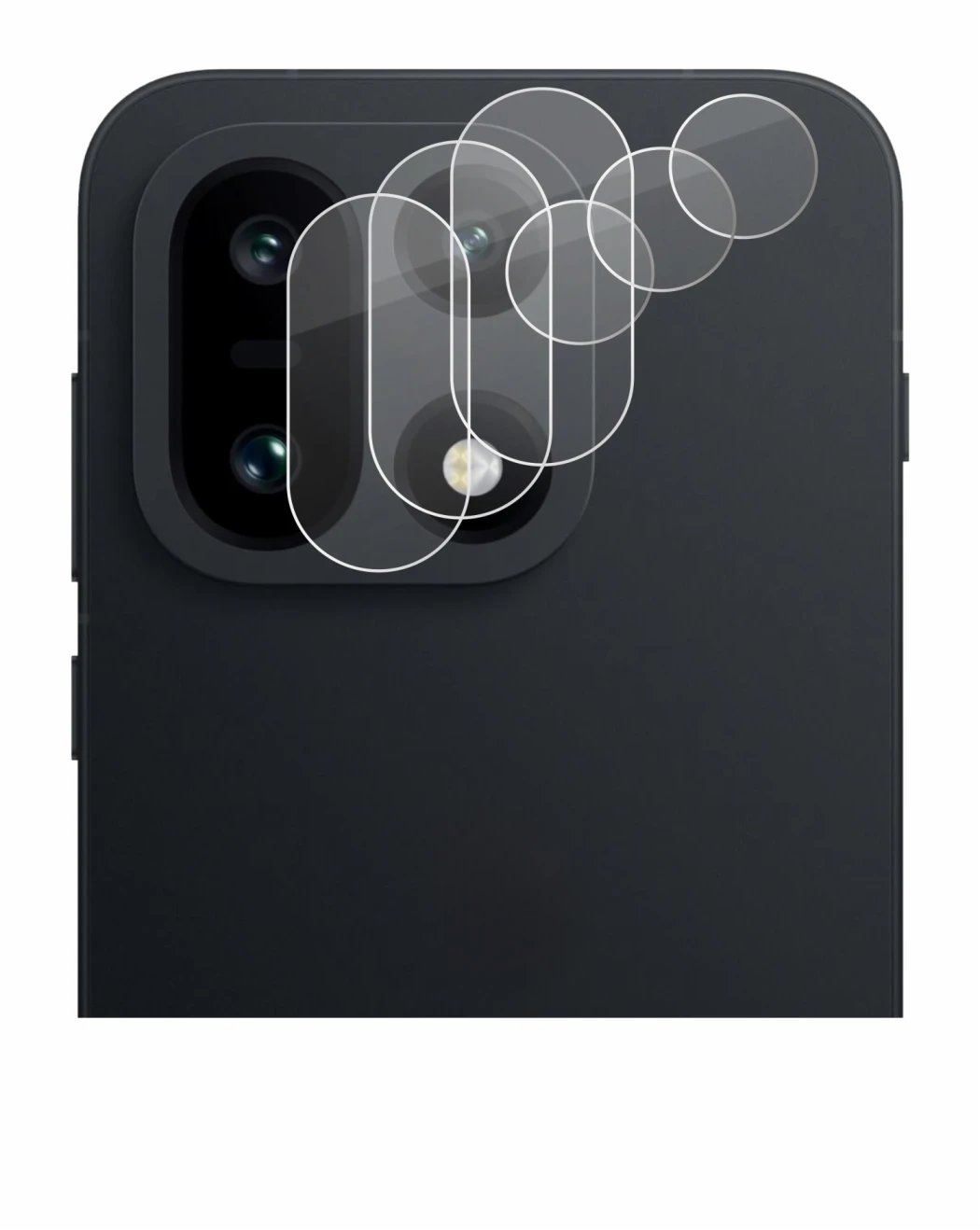 Image of the device OnePlus 15 (ONLY Camera Lens) with a wide variety of screen protectors.