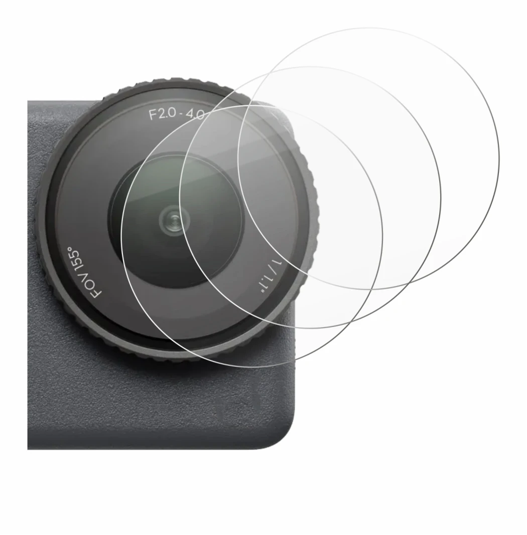 Image of the device DJI Osmo Action 6 (Lens) with a wide variety of screen protectors.