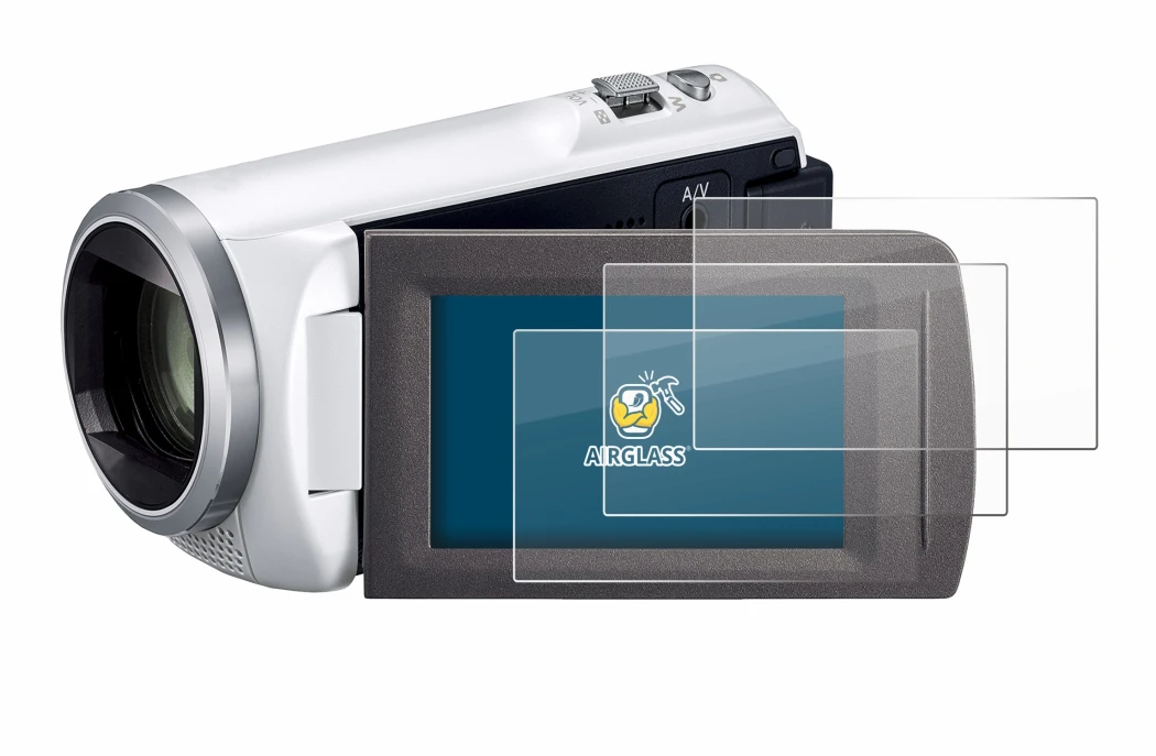Image of the device Panasonic HC-V480MS with a wide variety of screen protectors.