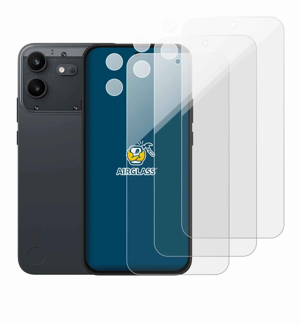 Image of the device Nothing Phone (4b) (Front+Camera) with a wide variety of screen protectors.